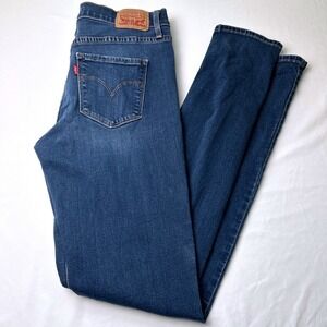 Levi's Women 311 Mid Rise Shaping Skinny Jeans Blue 28/6 Stretch Denim Classic